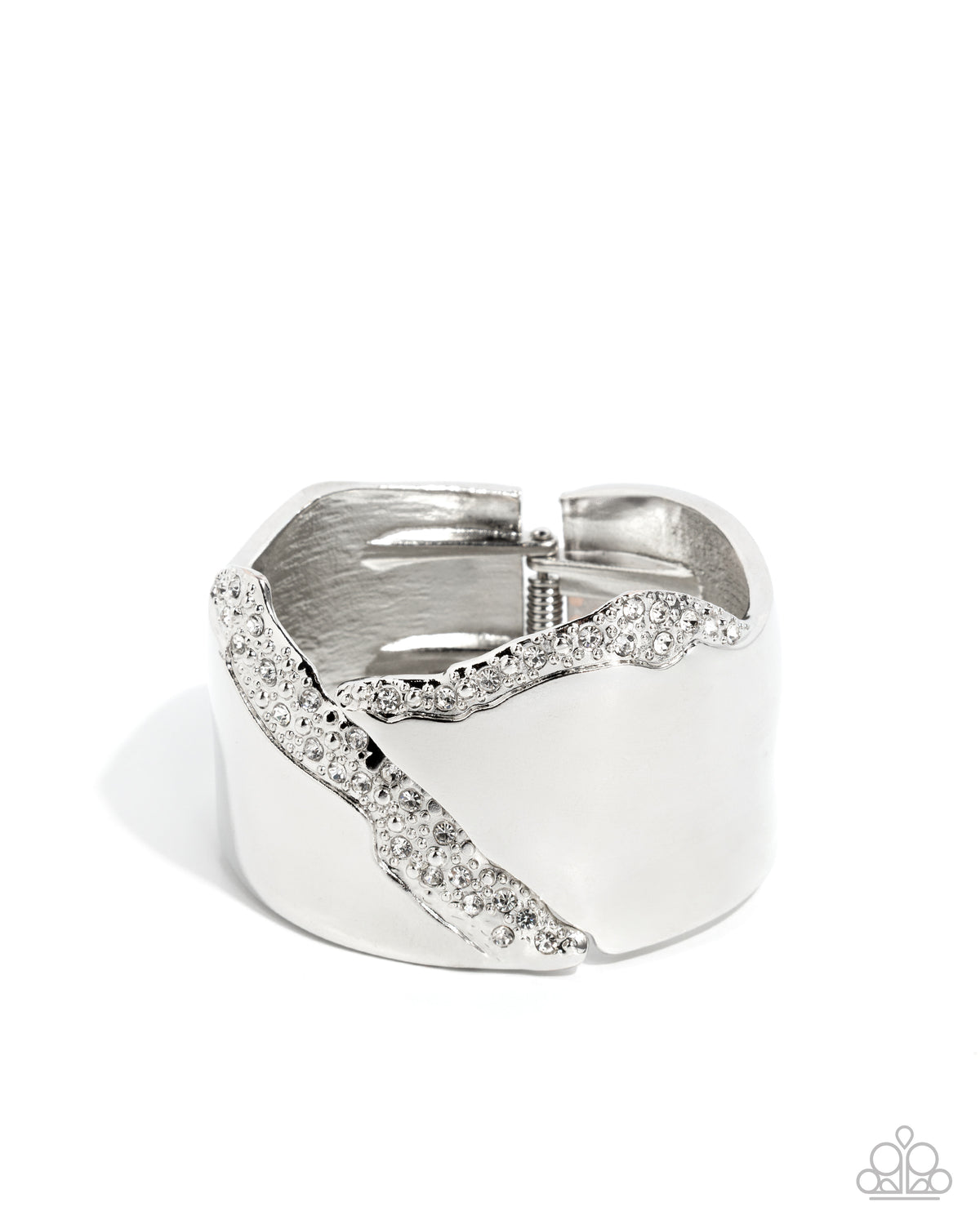Twinkly Traverse Bracelet - White | Paparazzi Accessories image 2