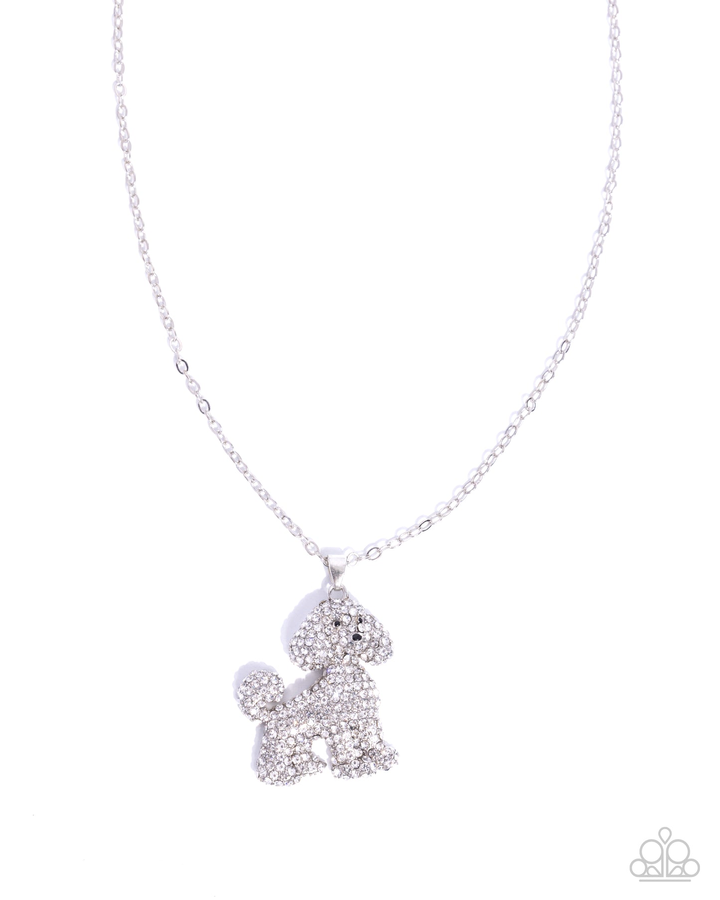 Particular Poodle Necklace - White image 2