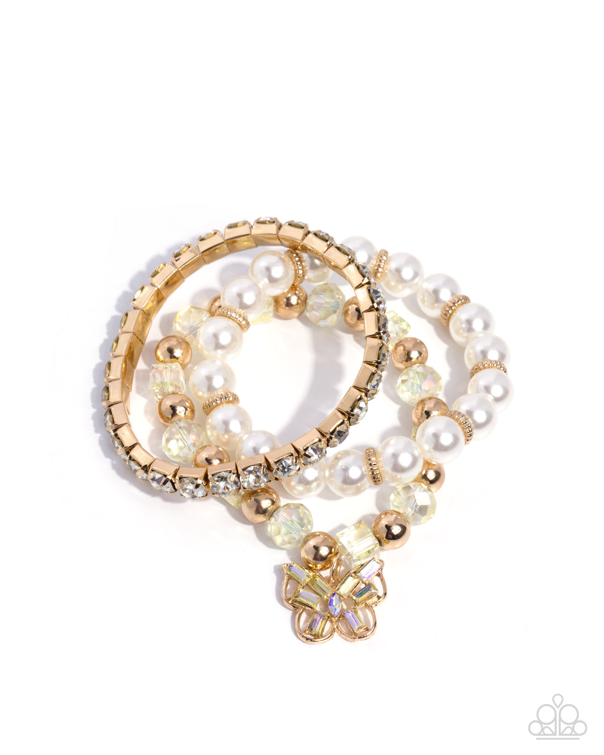 Keep Getting Butterflies Bracelet - Yellow image 2