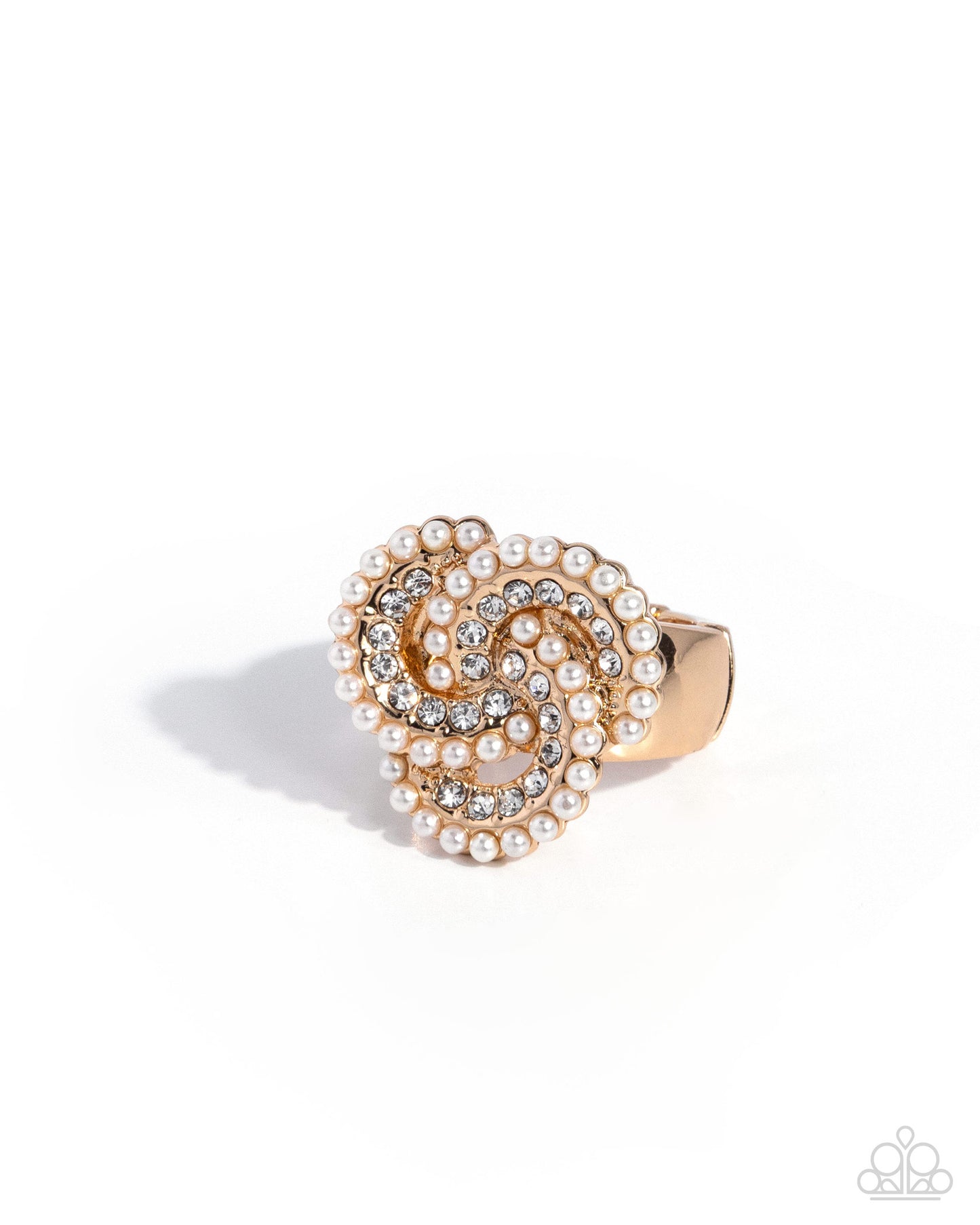 Pearl Punch Ring - Gold image 2