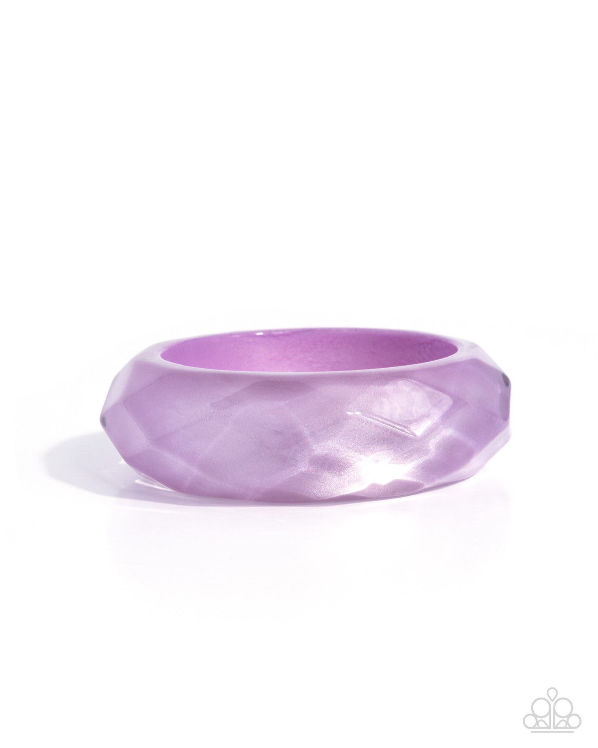Clear Clairvoyance Bracelet - Purple | Paparazzi Accessories image 2
