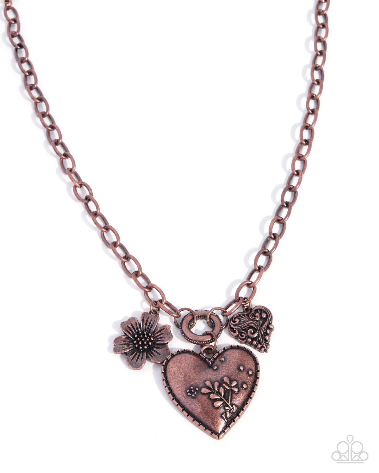 Whimsical Waiver Necklace - Copper | Paparazzi Accessories image 2