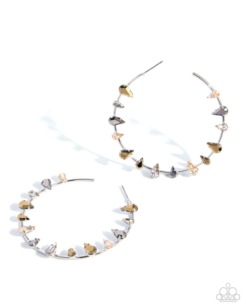 Modern Color Earrings - Multi | Paparazzi Accessories image 2