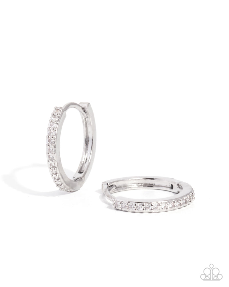Wouldnt It Be Lovely? Earrings - White | Paparazzi Accessories image 2