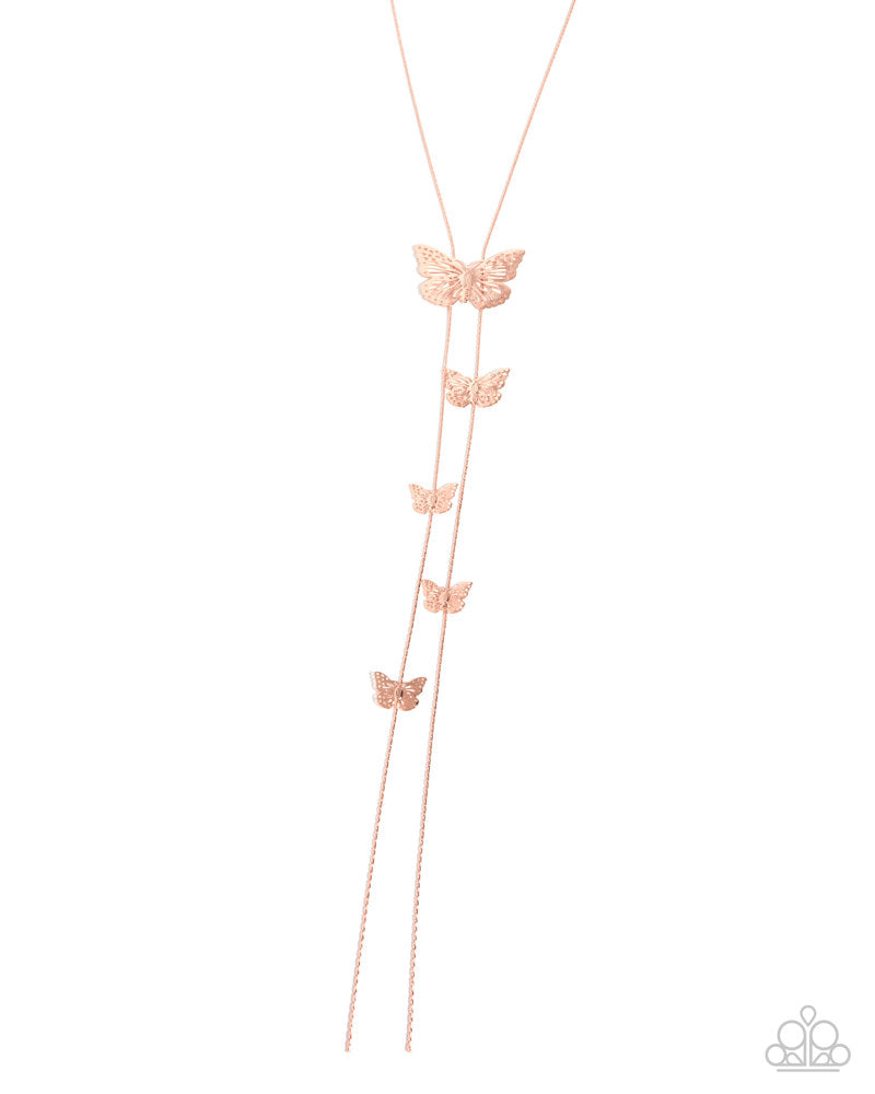Fluttering Freestyle Necklace - Copper image 2
