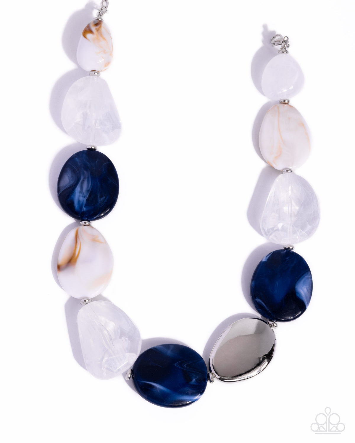 Stunning Spirals Necklace - Blue | Paparazzi Accessories image 2