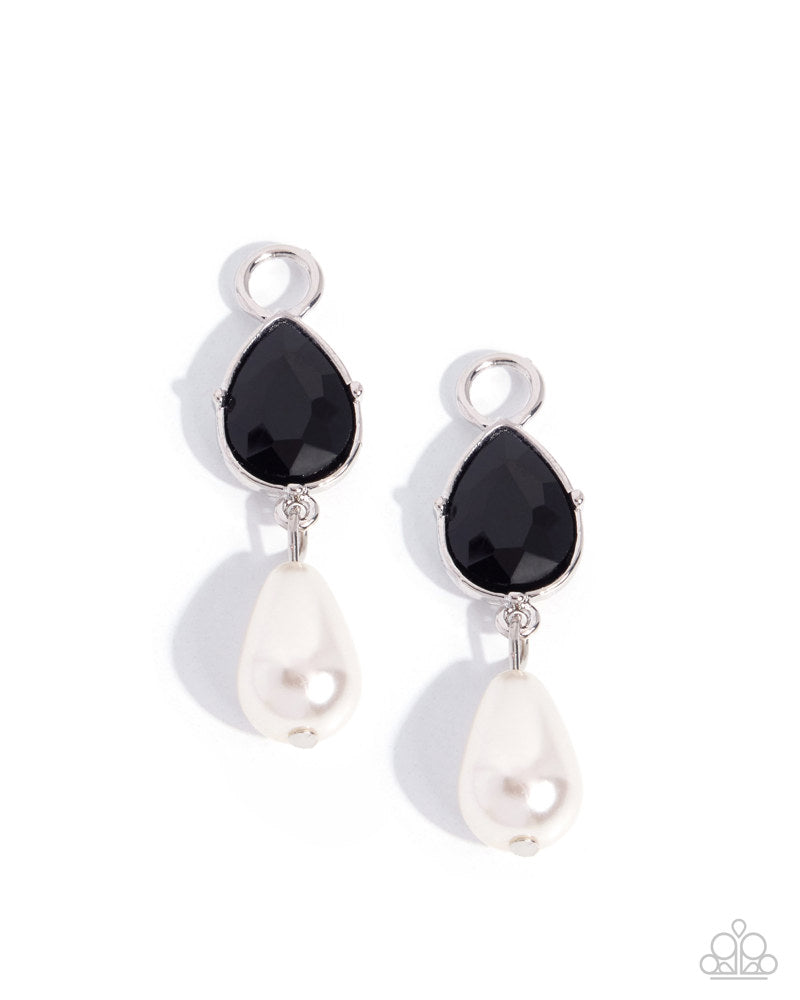 Poised Persuasion Earrings - Black | Paparazzi Accessories image 2
