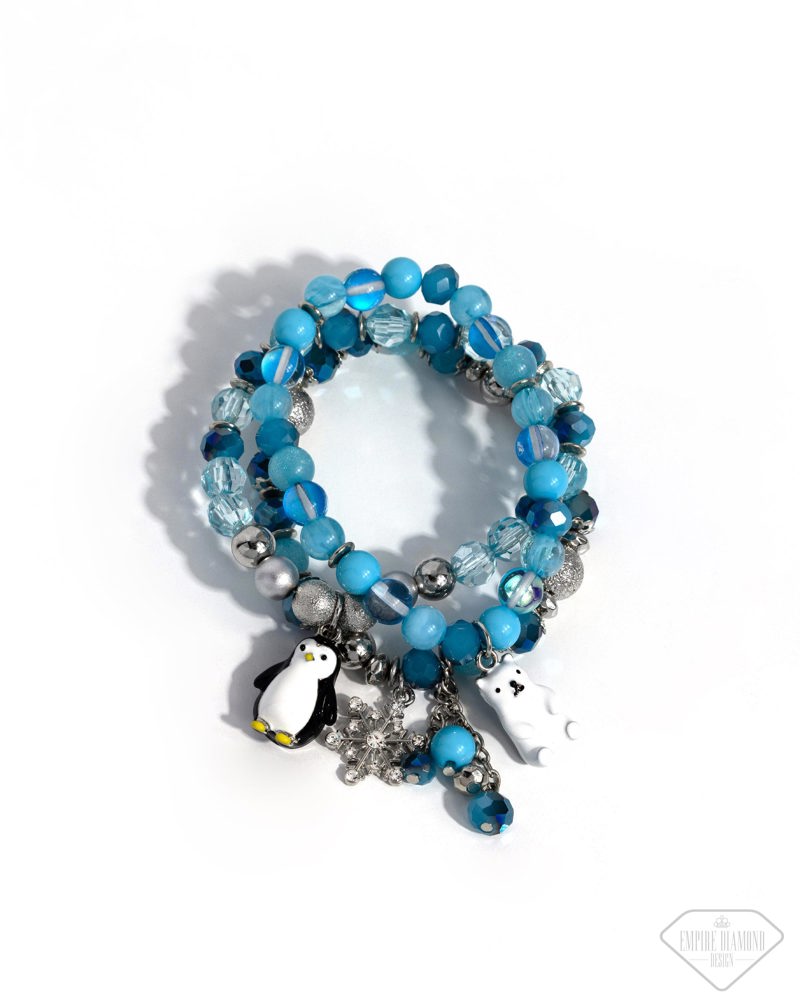 Icebound Beauty Bracelet - Blue | Paparazzi Accessories image 2
