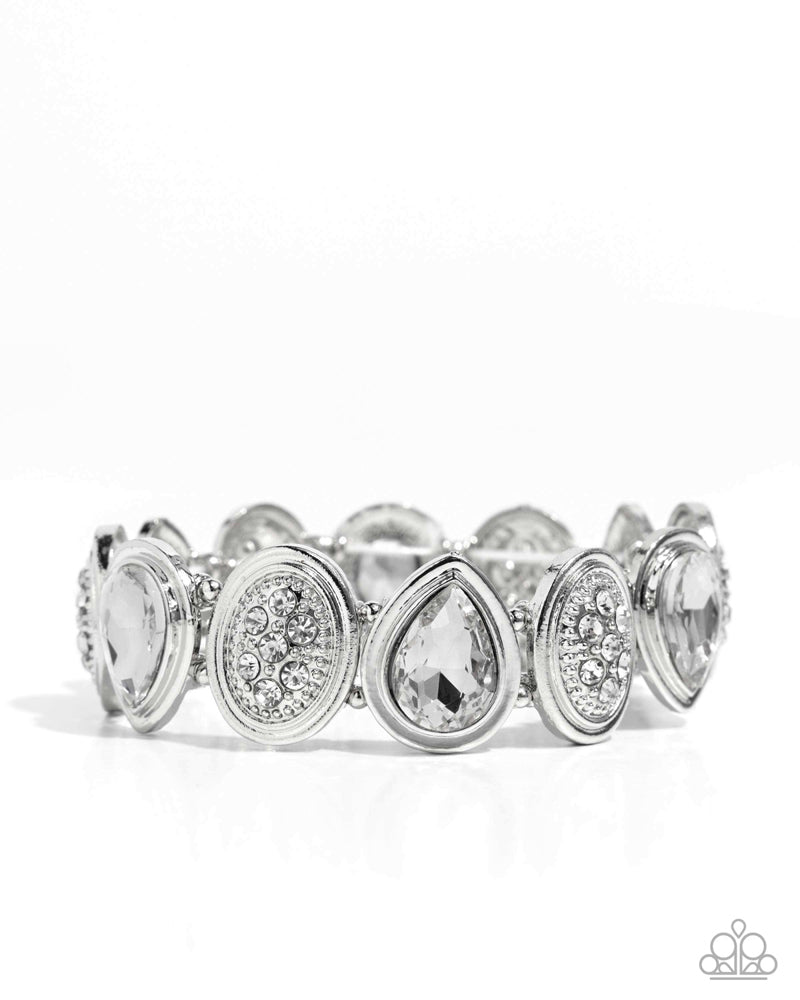 Mesmerizing Memoir - White | Paparazzi Accessories