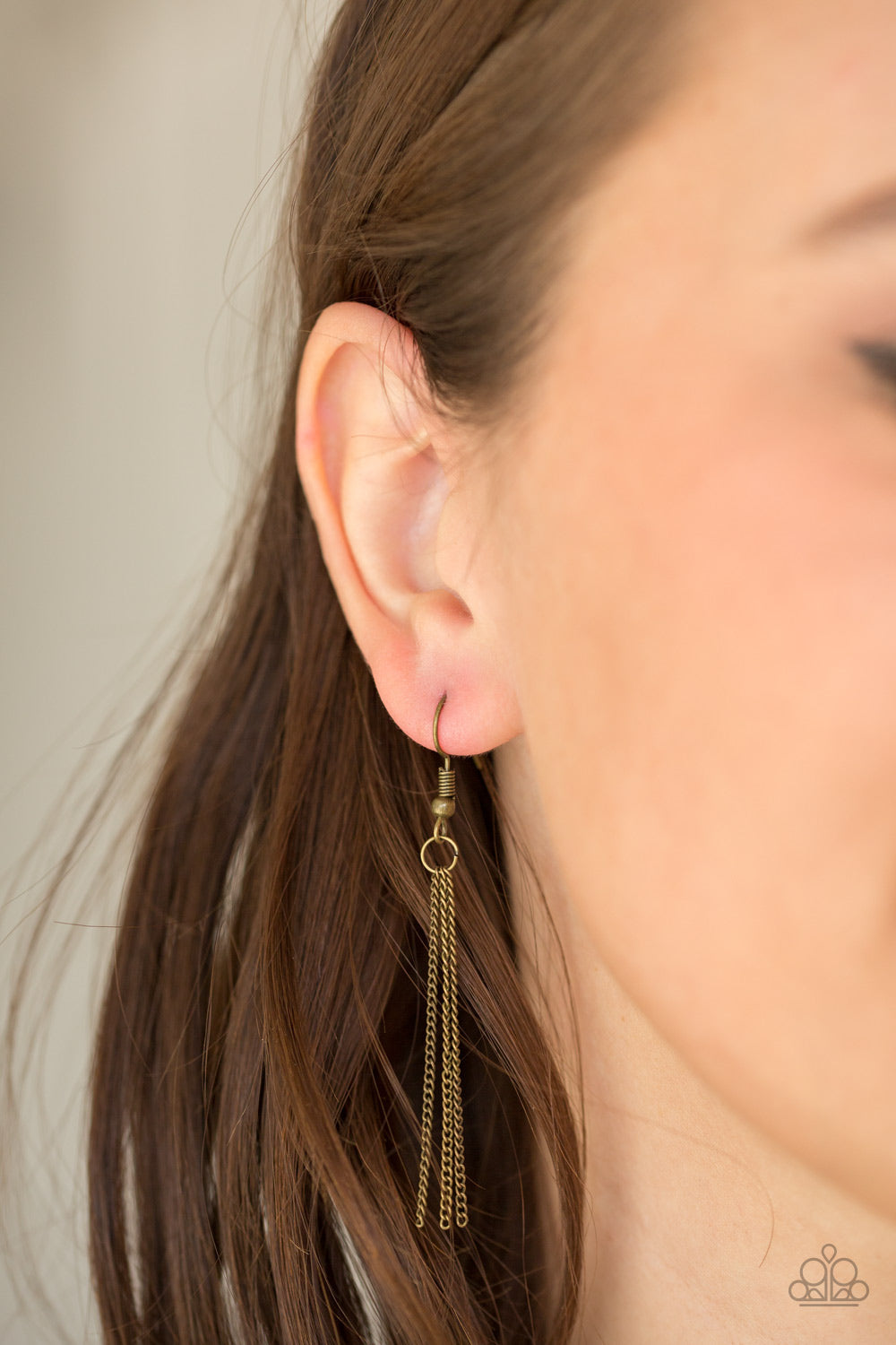 Paparazzi Seasonal Charm - Brass Necklace - Pusher P