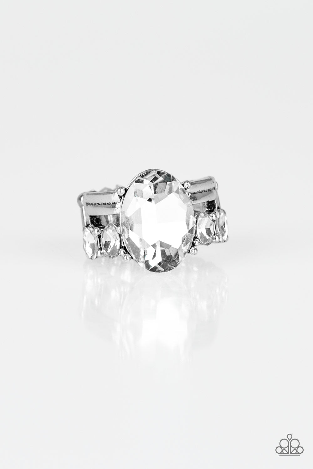 Paparazzi Shine Bright Like A Diamond - White - Pusher P