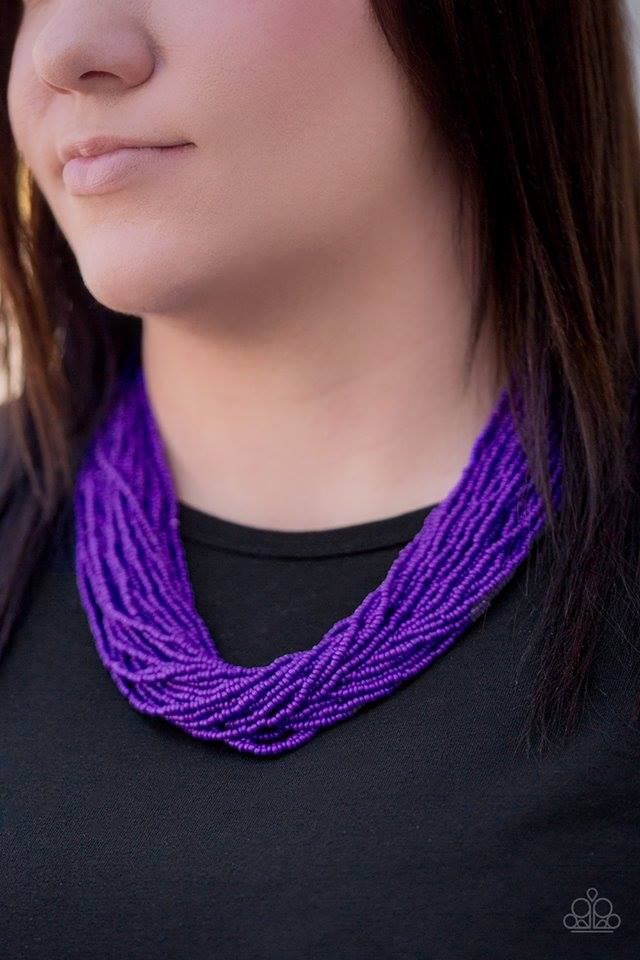 The Show Must CONGO On! - Purple Necklace
