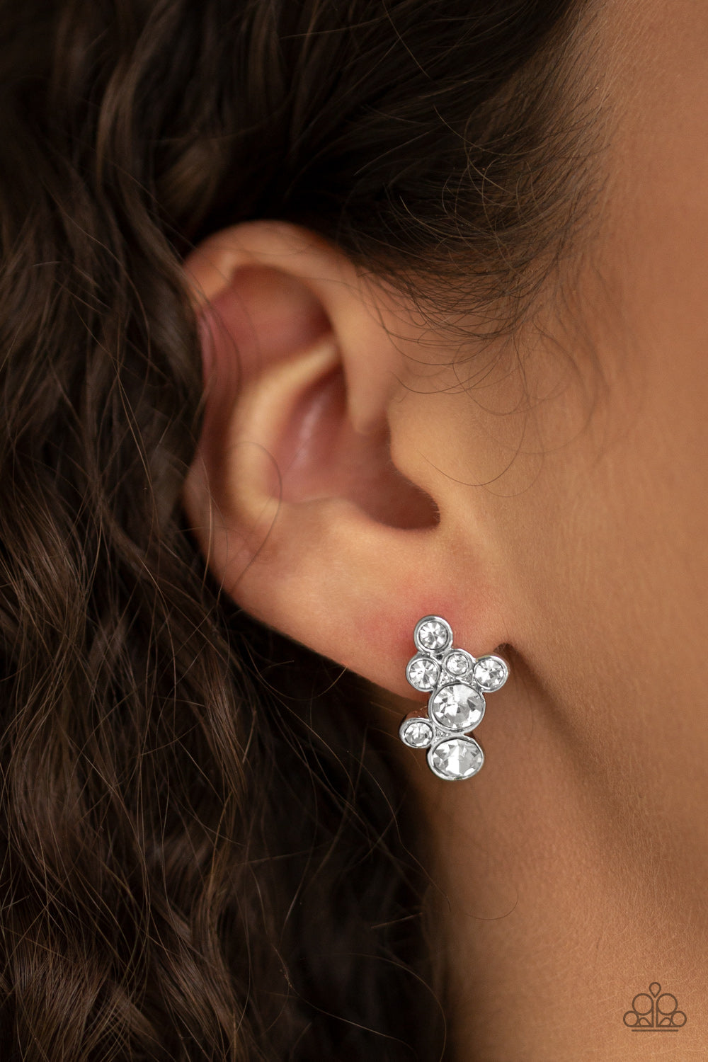Paparazzi Treasure Treat - White Earrings - Pusher P