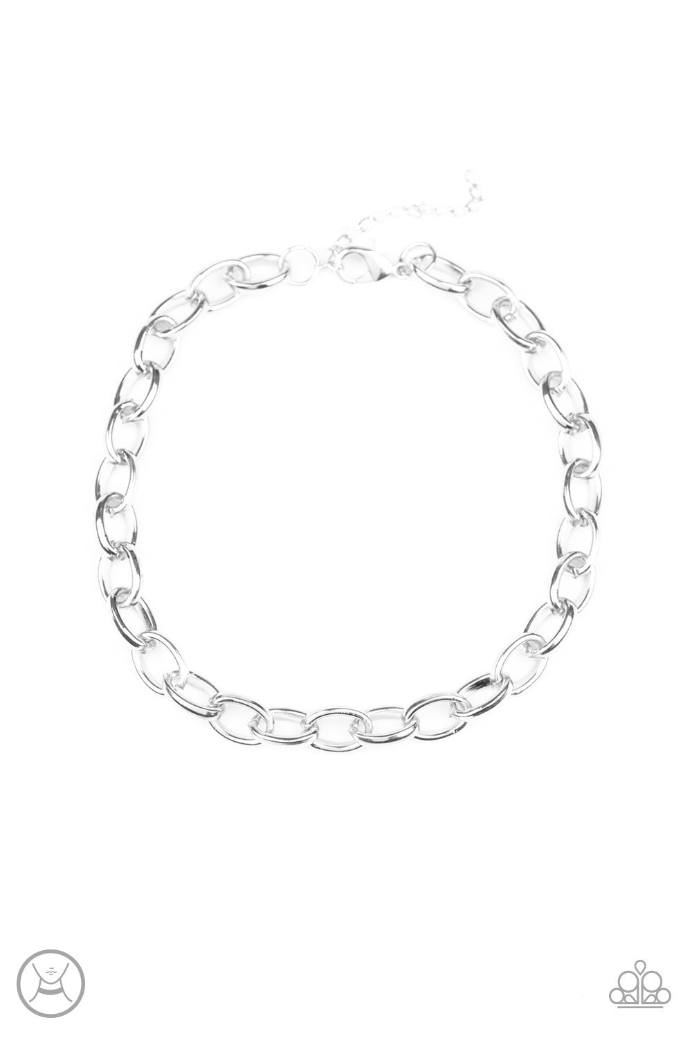 Paparazzi Urban Uplink - Silver Chain Choker