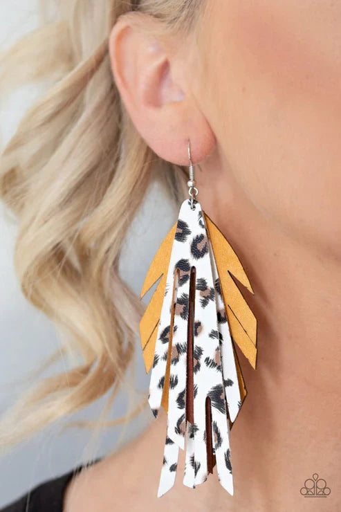 Untamable -Yellow Earrings