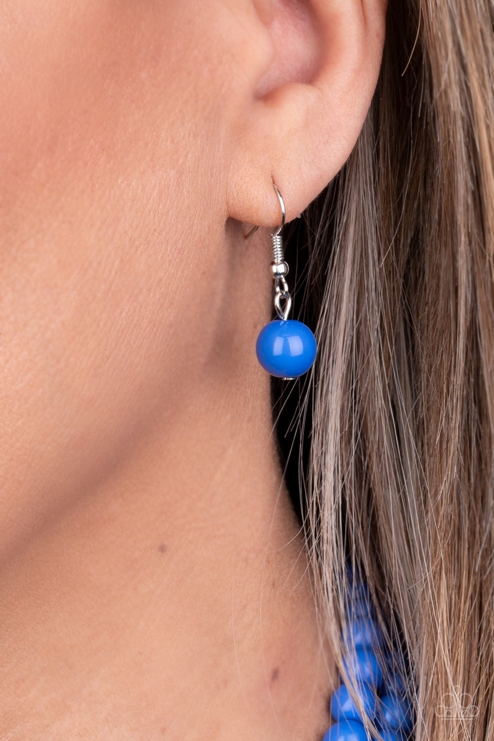 Paparazzi Beach Bauble - Blue Necklace - Pusher P