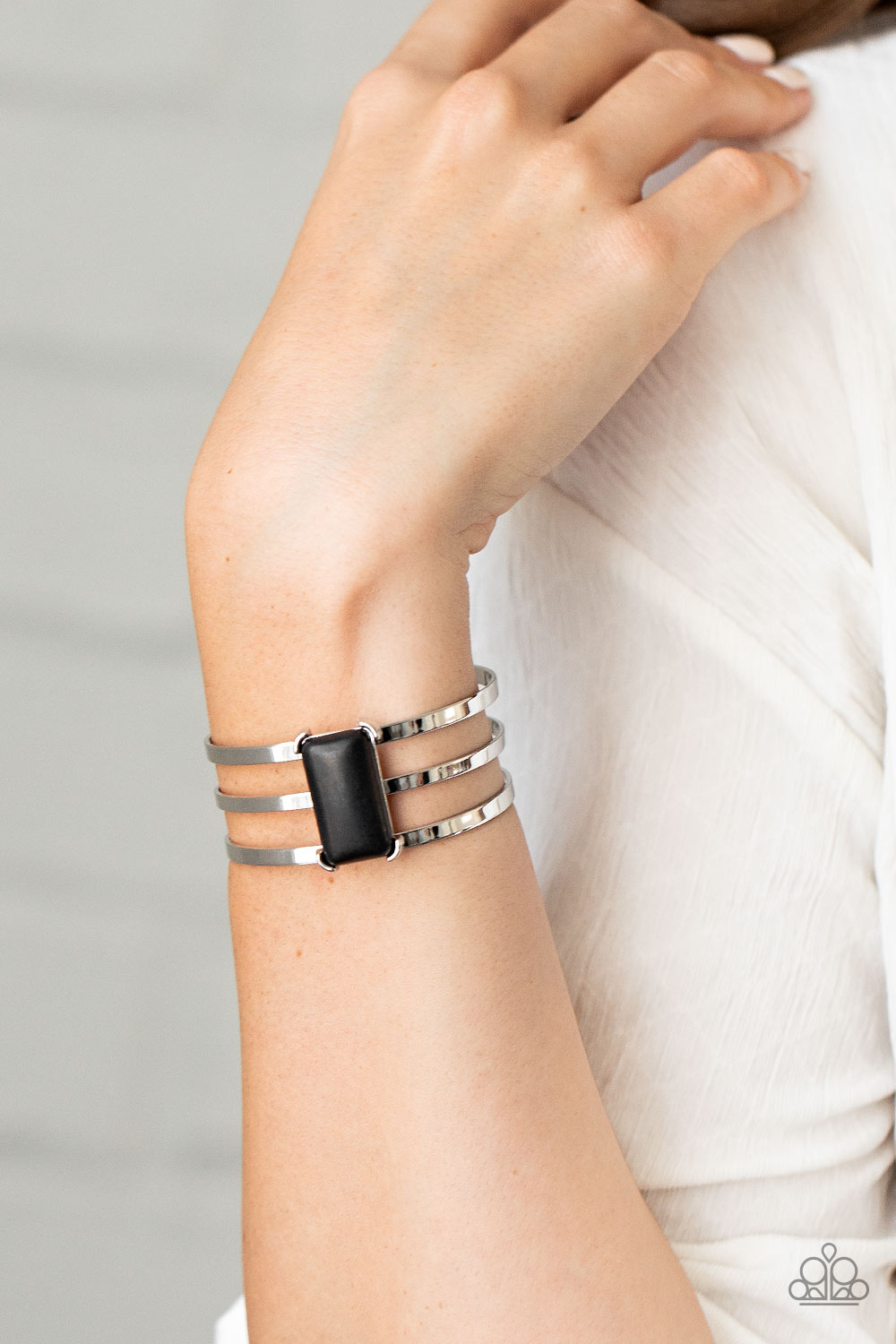 Paparazzi Rural Recreation - Black Bracelet - Pusher P