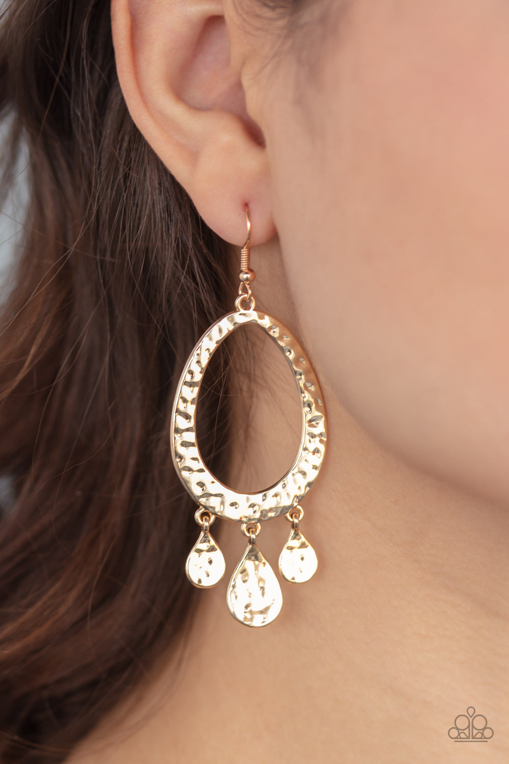 Paparazzi Taboo Trinket - Gold Earrings