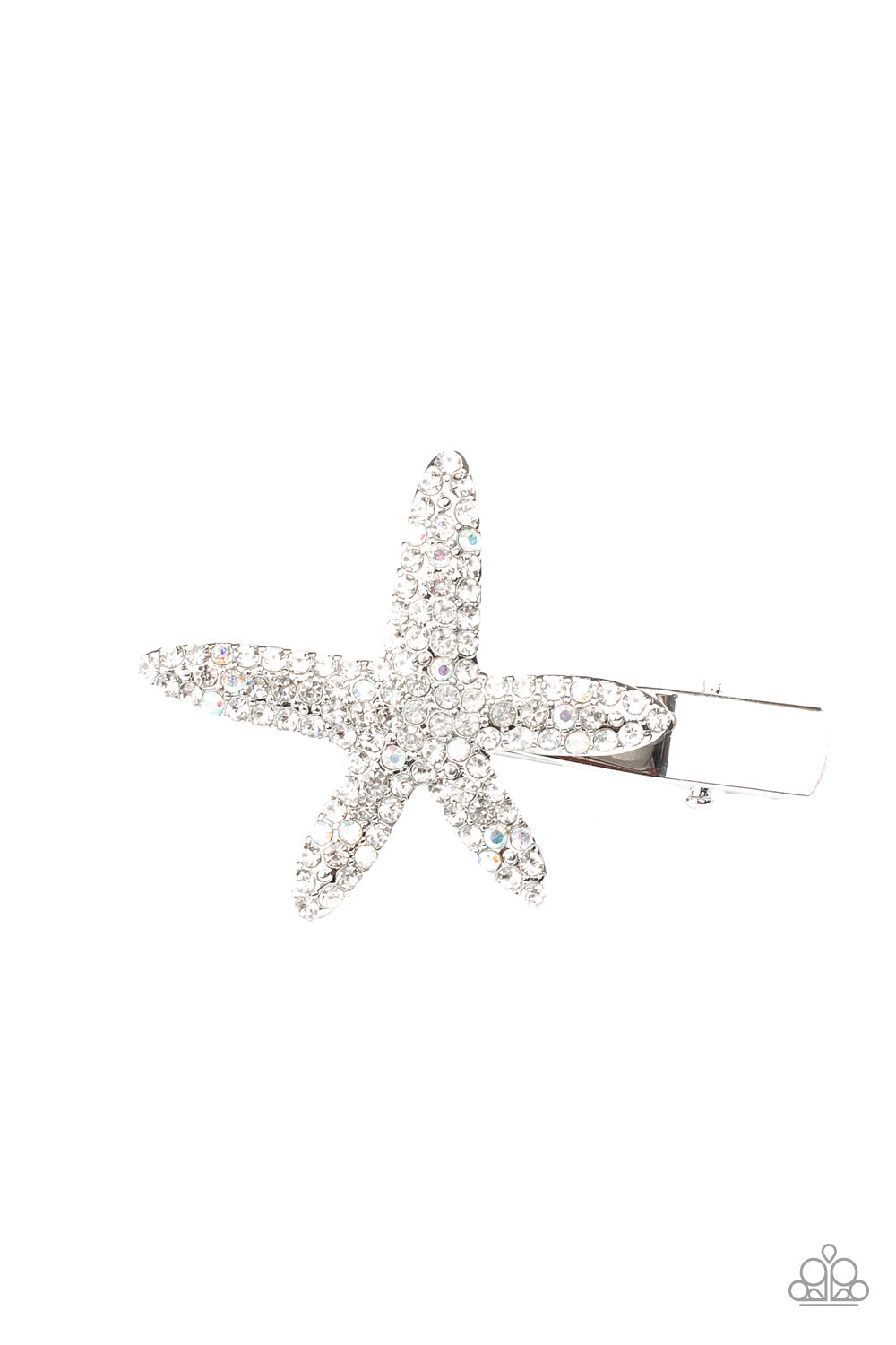 Paparazzi Wish On a STARFISH - White Hair Clip