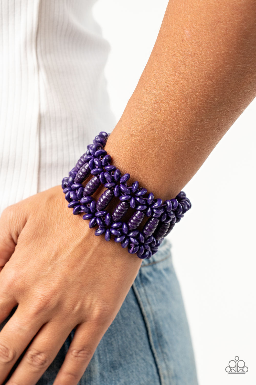 Paparazzi Fiji Flavor - Purple Bracelet - Pusher P