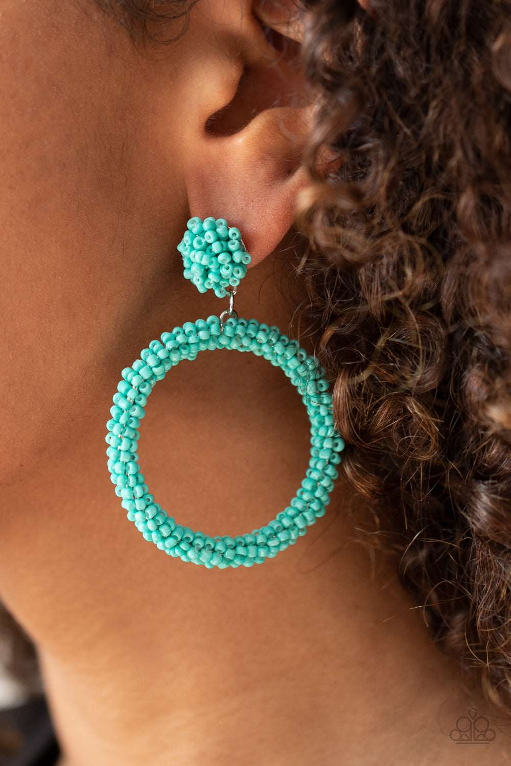 Paparazzi Be All You Can BEAD - Blue Earrings - Paparazzi jewelry images