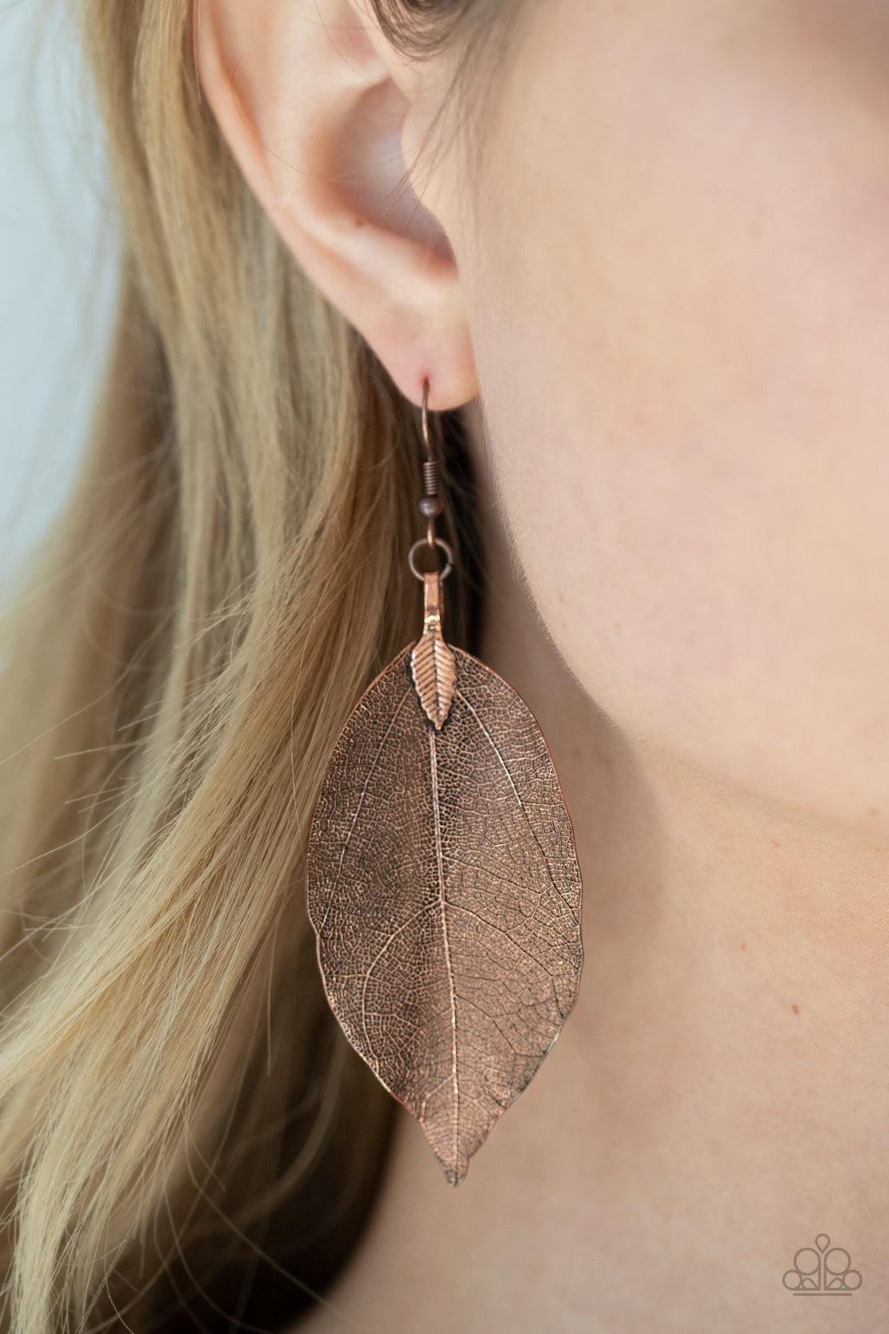 Paparazzi Leafy Legacy Copper Earrings