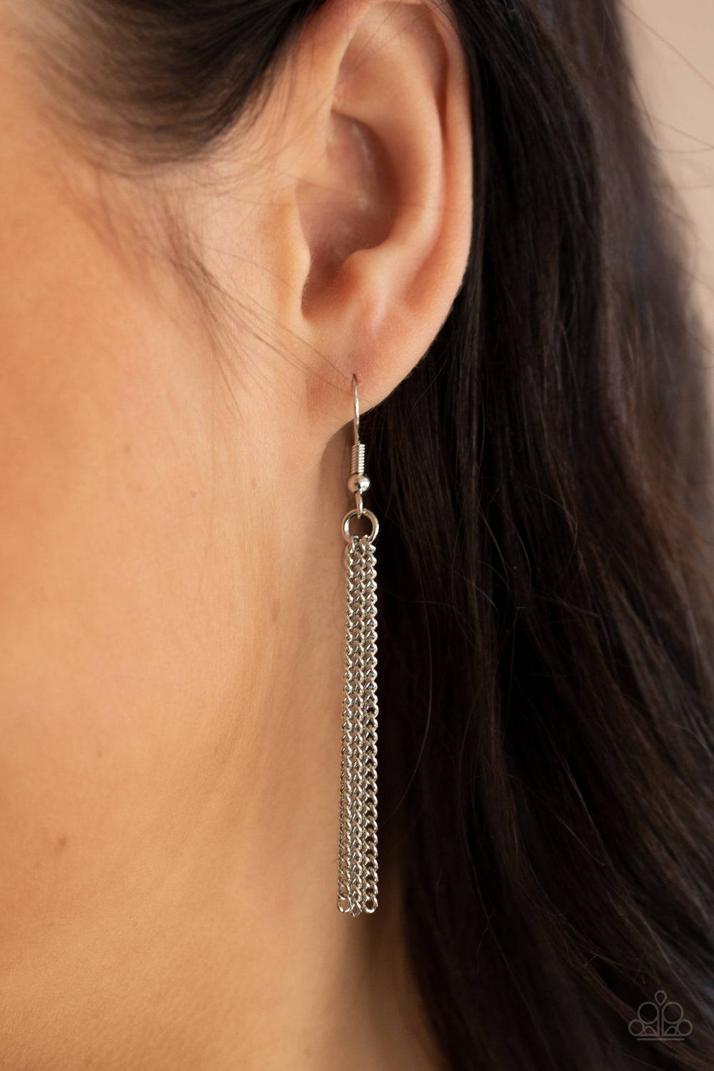 Paparazzi Light It Up - Silver Necklace