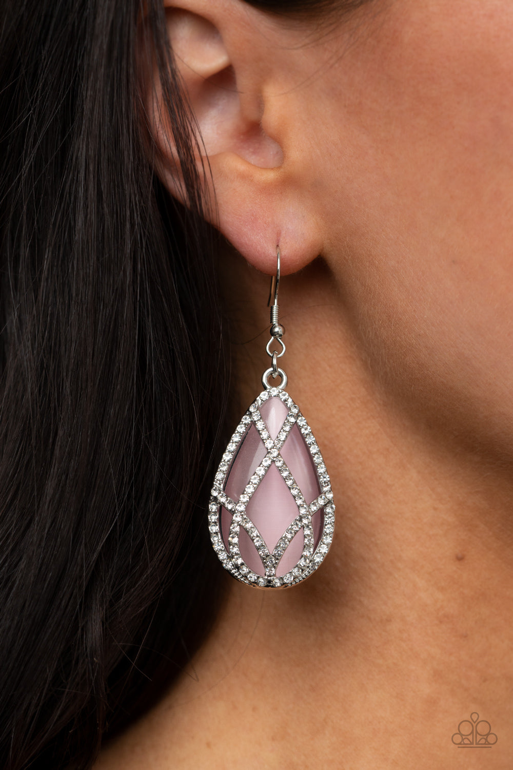 Paparazzi Crawling With Couture - Pink Earrings - Pusher P