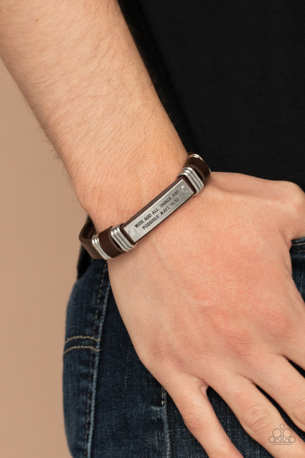 Paparazzi Make It Possible Brown Bracelet