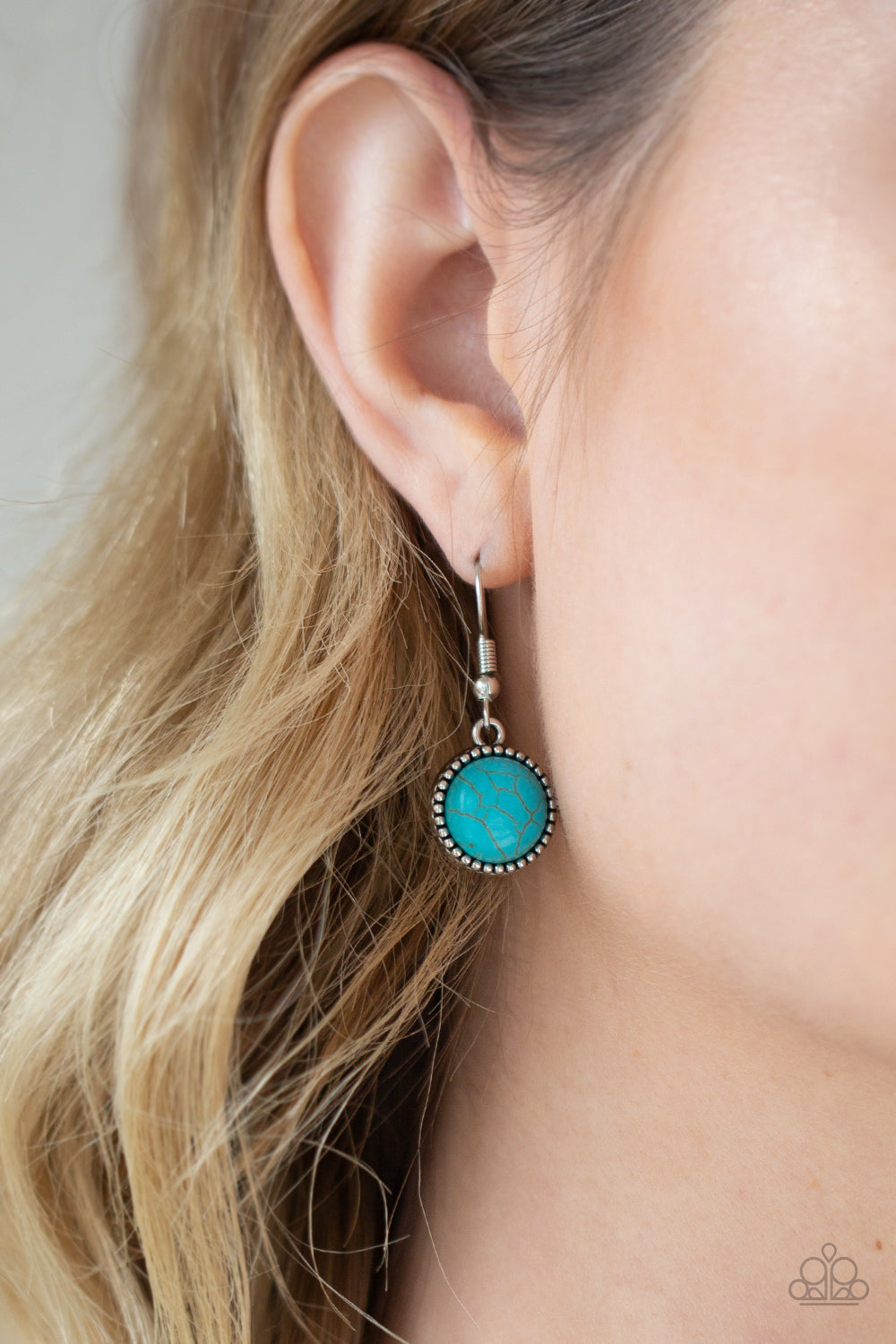 Paparazzi Terrestrial Trailblazer - Blue Necklace - Pusher P