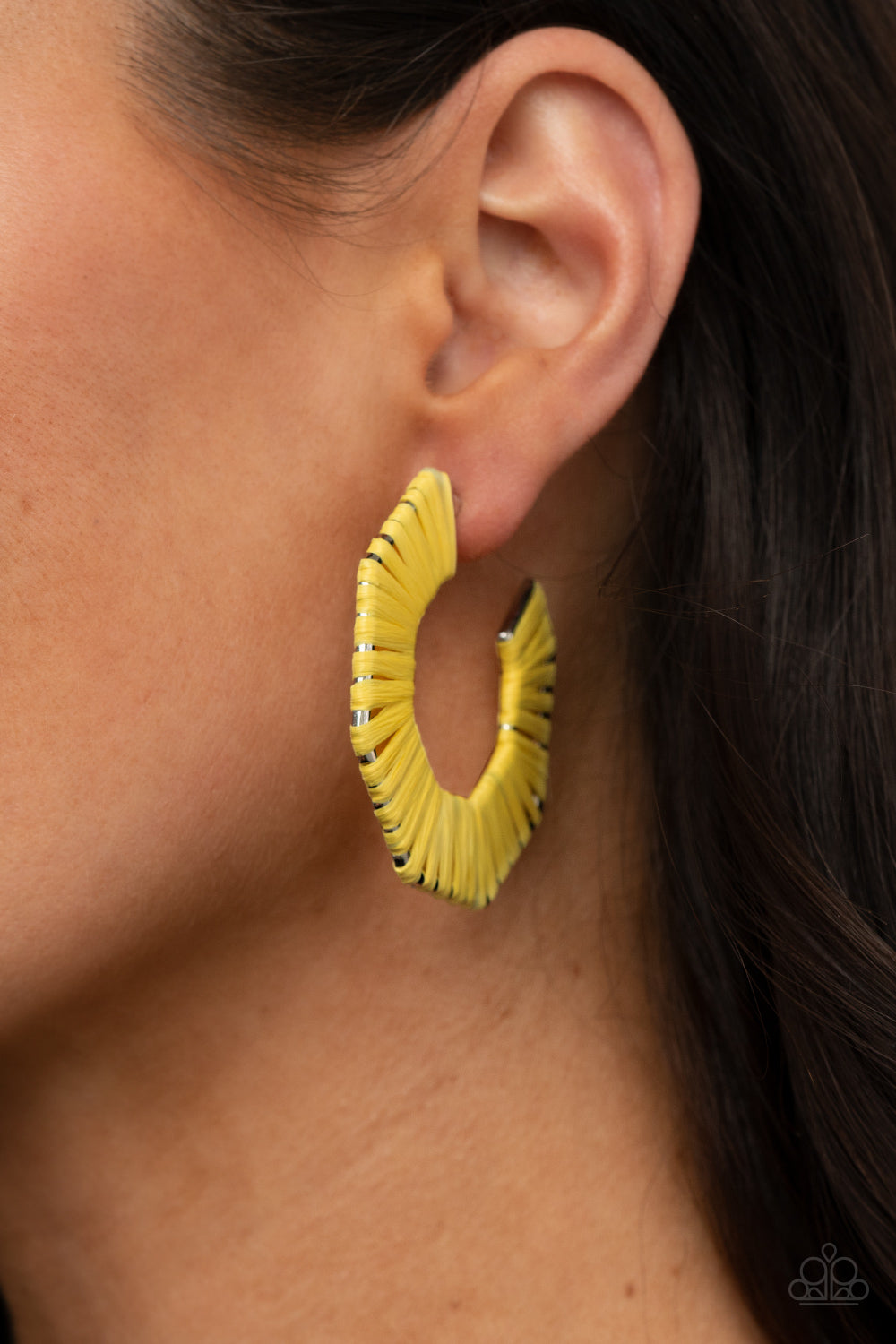 Paparazzi Fabulously Fiesta - Yellow Earrings - Pusher P