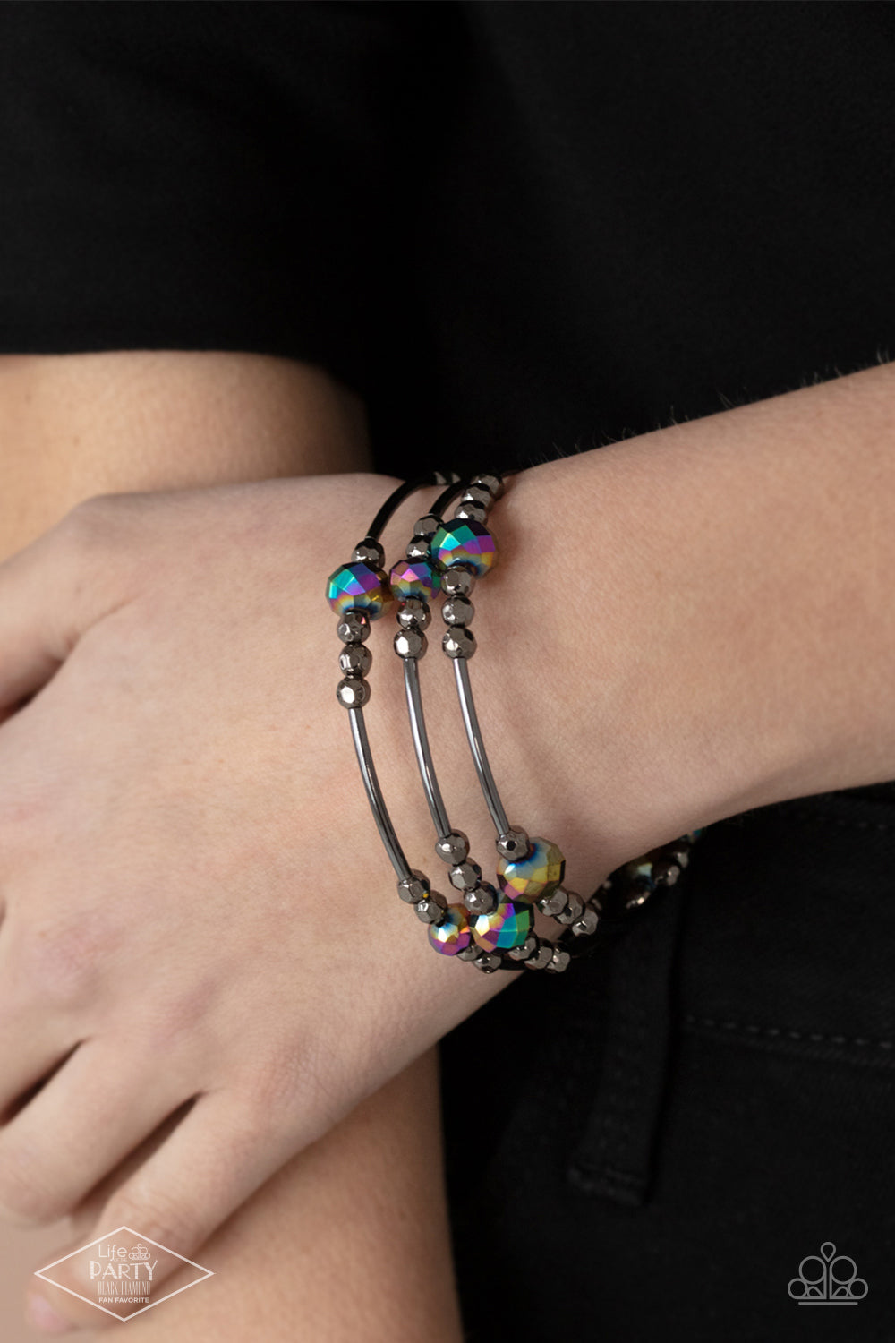 Paparazzi Showy Shimmer - Multi Bracelet - Life of the Party