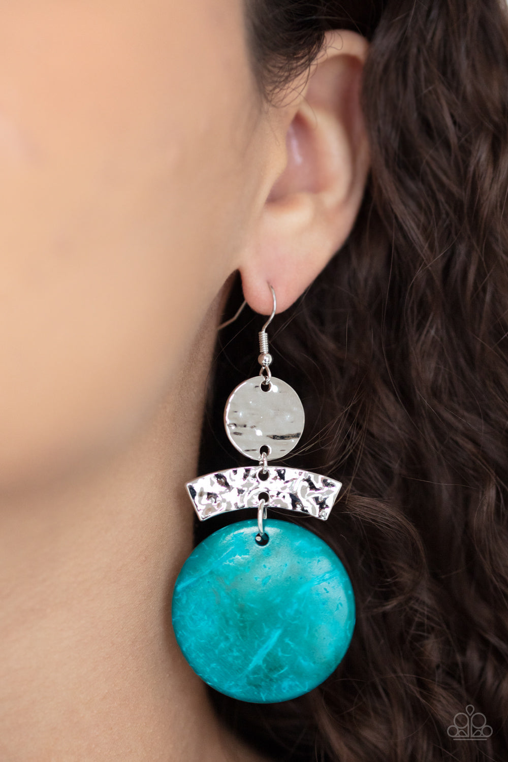 Paparazzi Diva Of My Domain - Blue Earrings - Pusher P