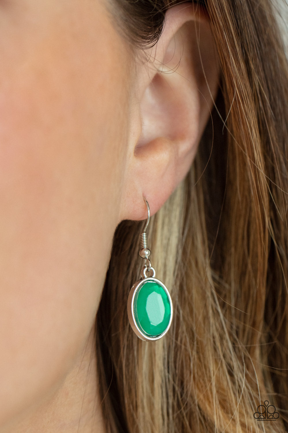 Paparazzi Serene Gleam - Green Necklace