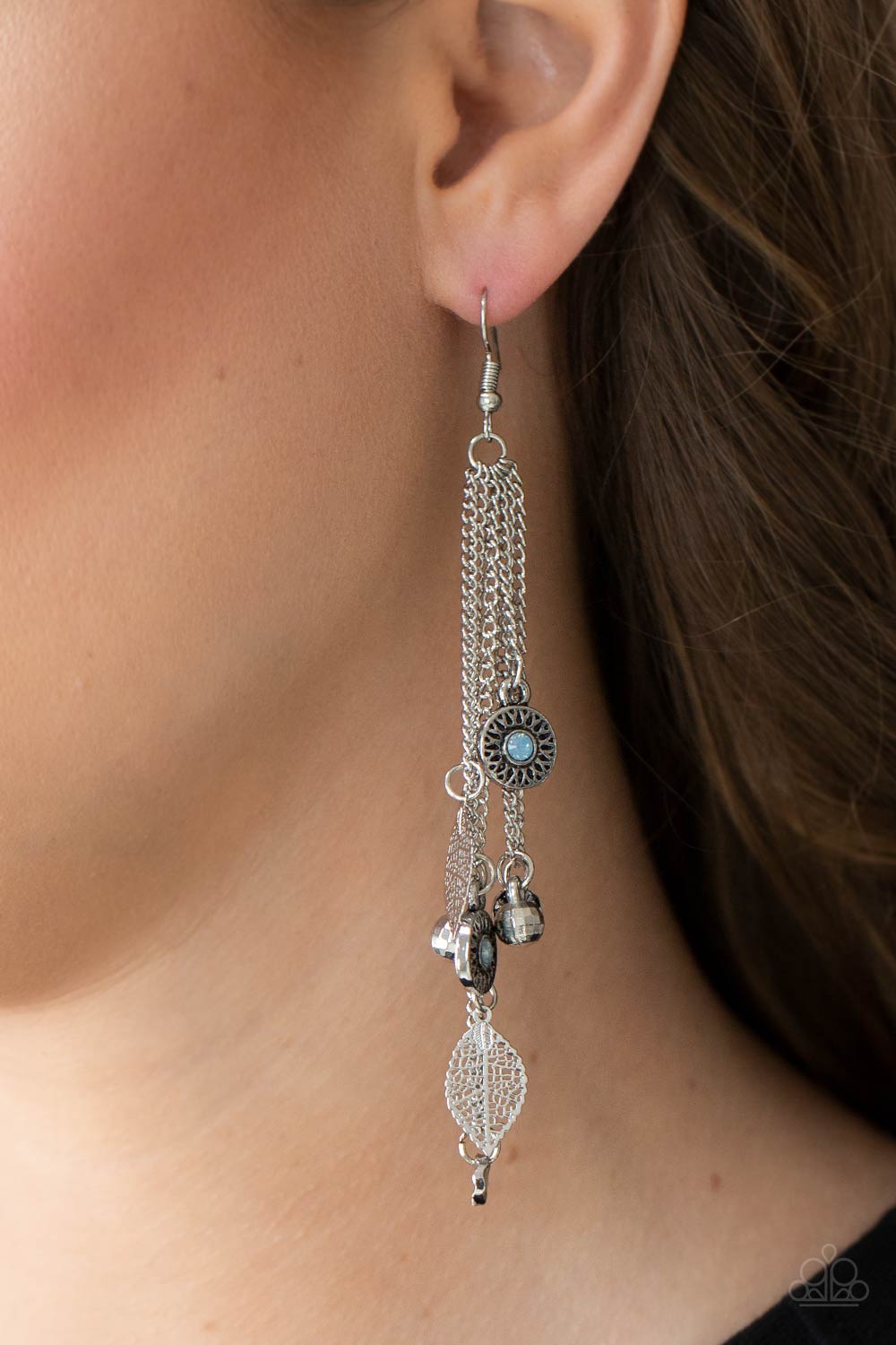 Paparazzi A Natural Charmer - Blue Earrings - Pusher P