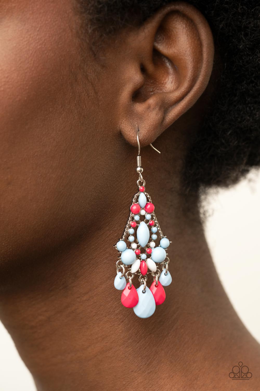 Paparazzi STAYCATION Home - Multi Earrings - Pusher P