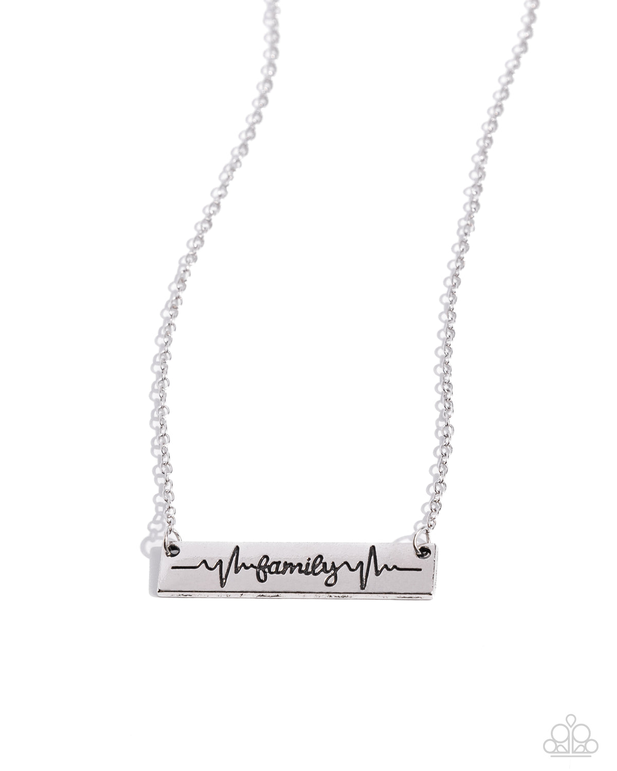 Living The Mom Life - Silver | Paparazzi Accessories