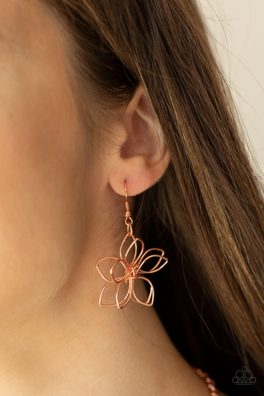 Flower Garden Fashionista - Copper necklace | Paparazzi Accessories
