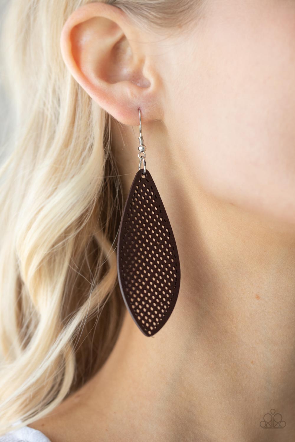 Paparazzi Surf Scene - Brown Earrings - Pusher P