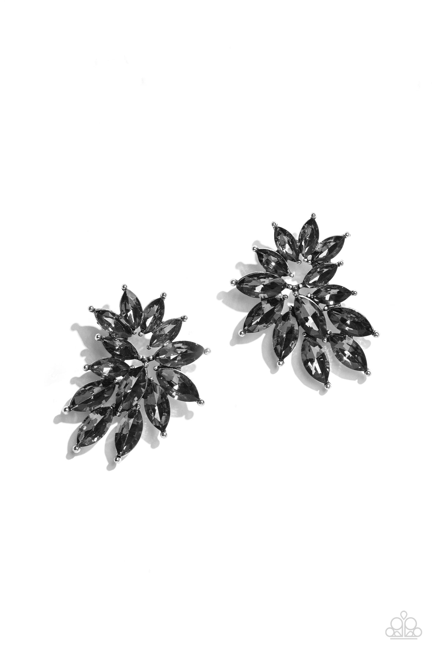 Fire Hazard - Silver Earring Earrings | Paparazzi Accessories