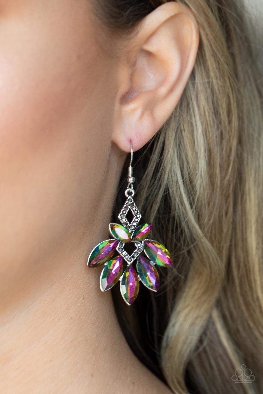 Paparazzi Galaxy Grandeur - Multi Earrings - Pusher P