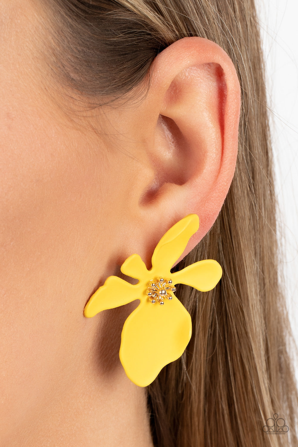 Paparazzi Hawaiian Heiress - Yellow Earrings - Pusher P