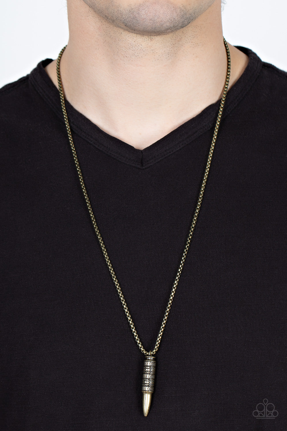 Paparazzi Highland Hunter - Brass Necklace - Pusher P
