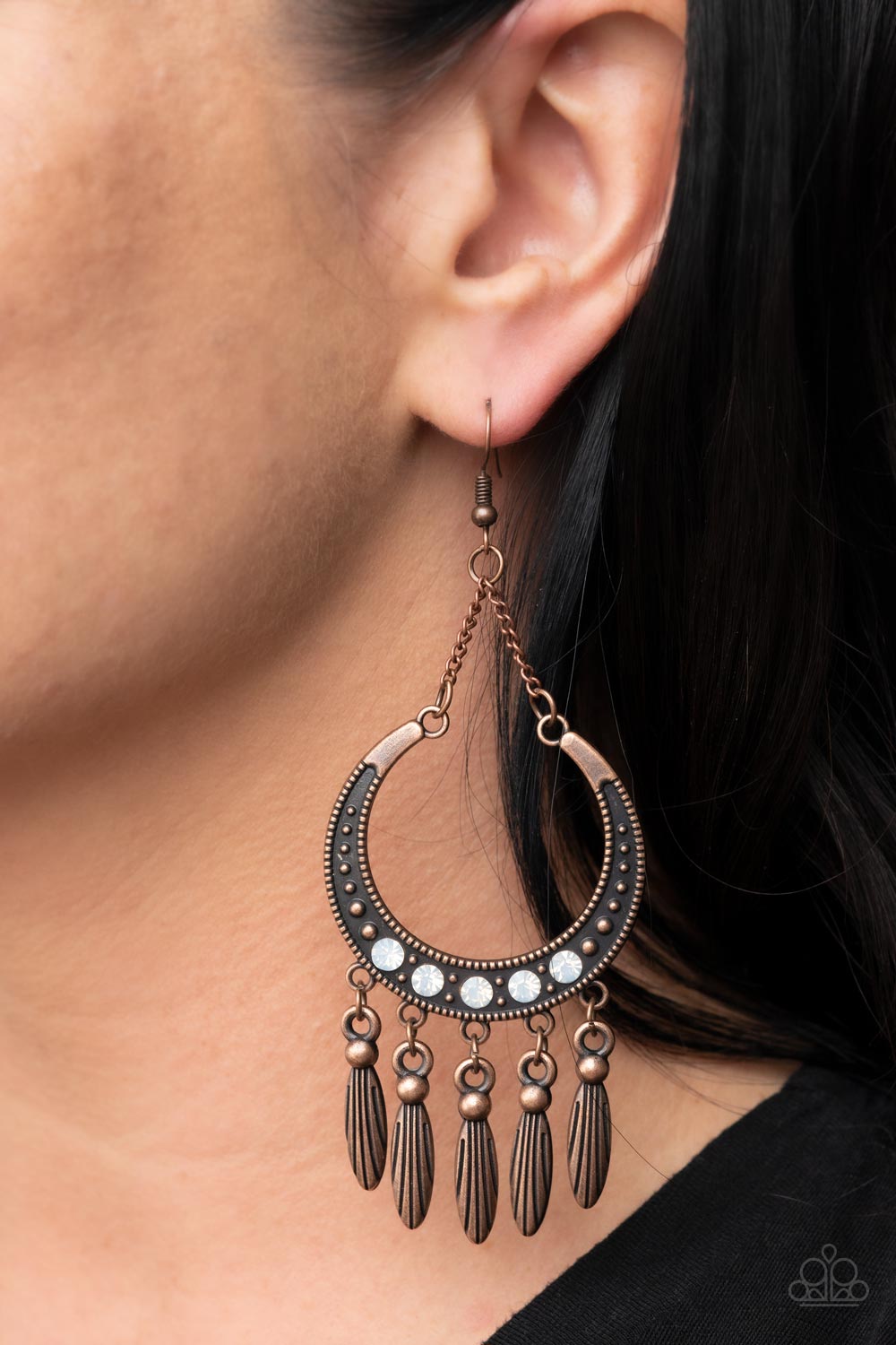 Day to DAYDREAM - Copper Earrings | Paparazzi Accessories