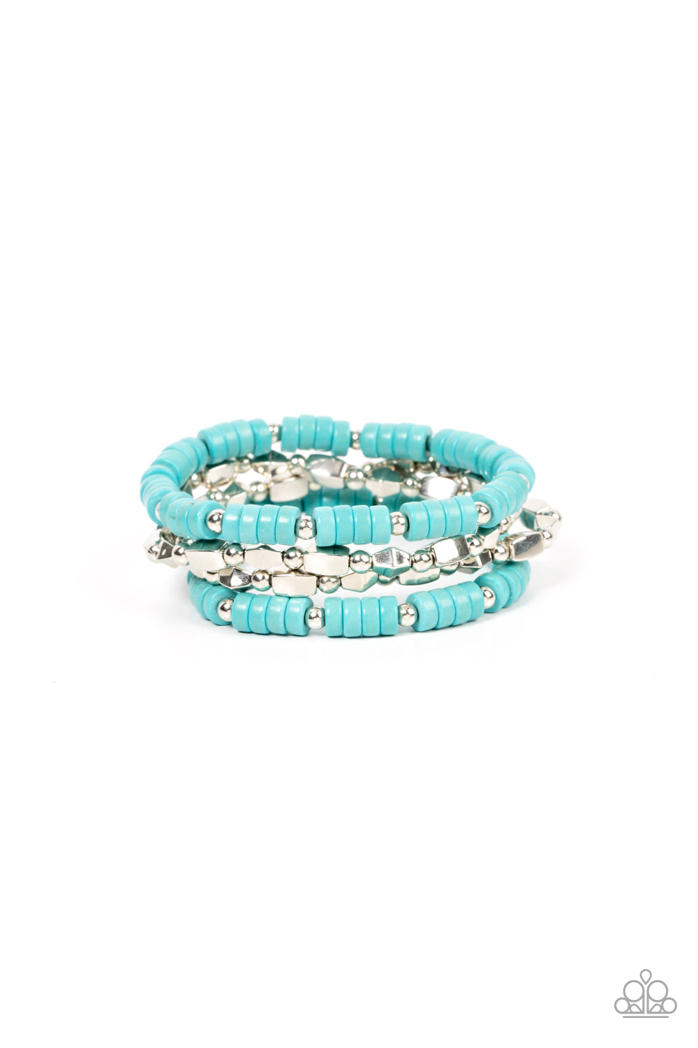 Paparazzi Anasazi Apothecary - Blue Bracelets- Paparazzi Jewelry Images