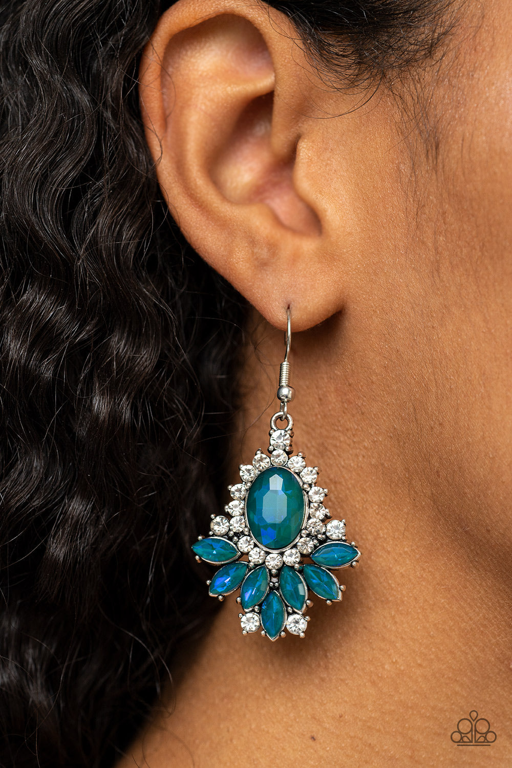 Paparazzi Magic Spell Sparkle - Green Earrings - Pusher P