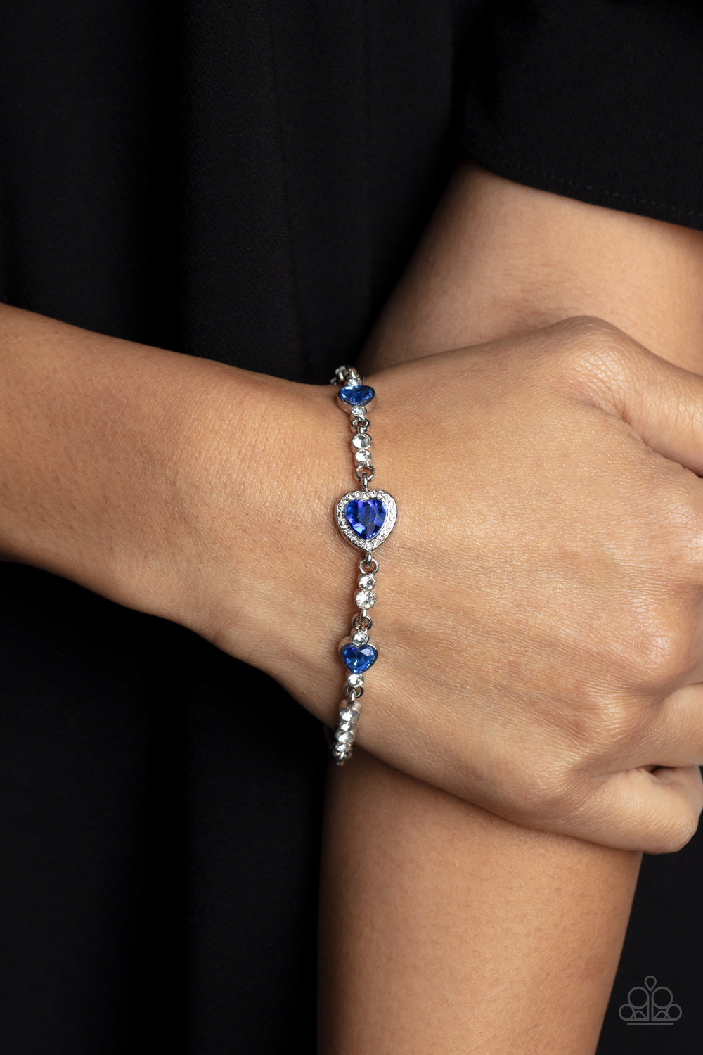 Paparazzi Amor Actually - Blue Bracelet - Pusher P