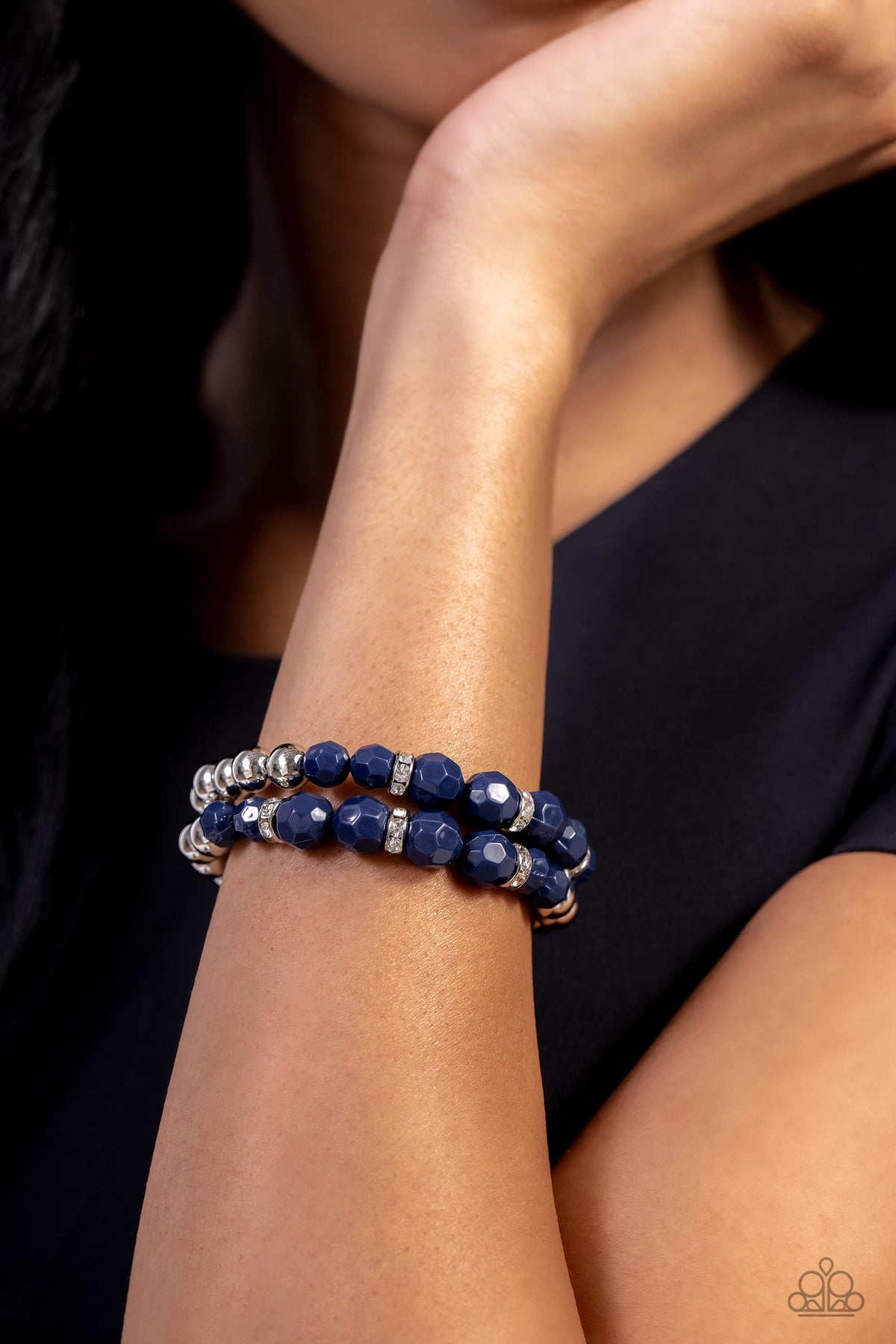 Two by Two Twinkle - Blue Bracelet | Paparazzi Accessories