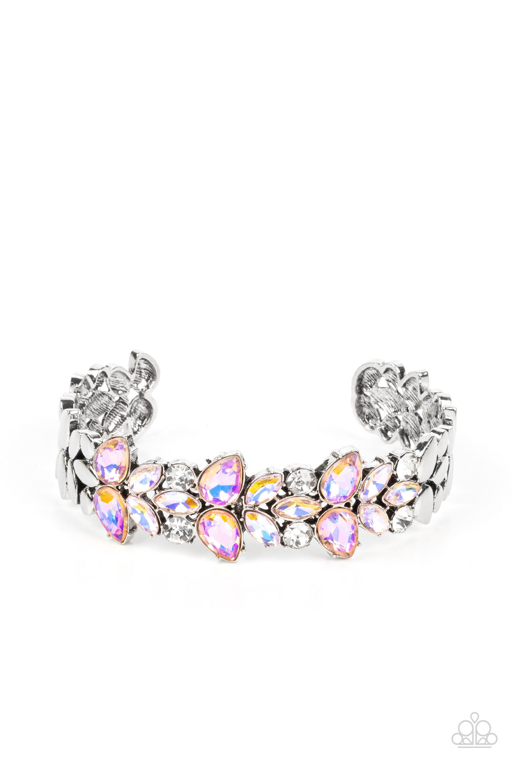 Paparazzi Glacial Gleam - Orange Bracelet - Pusher P