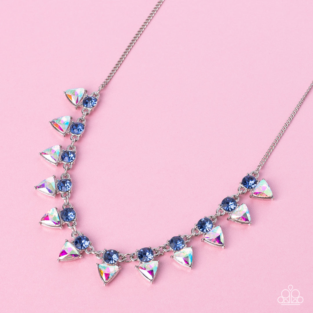 Paparazzi Razor-Sharp Refinement - Blue Necklace